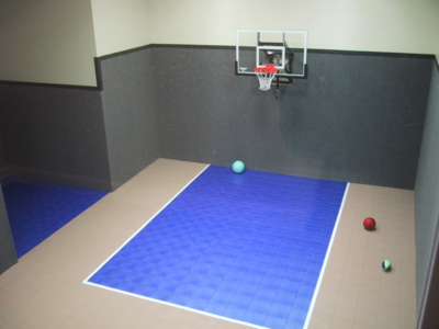 18x25 basement basketball rec room